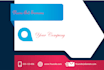 create modren business card