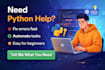 build or fix your custom python script fast