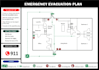 design emergency evacuation plan and fire escape map