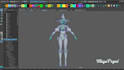 3d model rigging, blendshape weight paint skinning, facial rigging, vtuber rig