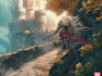 make illustration in fantasy and medieval style