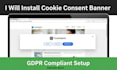 install cookiebot, cookieyes cookie consent on your website
