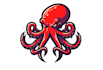 draw most wonderful octopus mascot logo design service