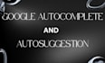 do google autocomplete, autosuggestion for website ranking