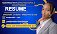 write a professional ats friendly resume and cover letter