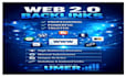 build high da web 2 0 backlinks for SEO ranking and authority