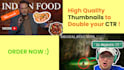 design high CTR youtube thumbnails
