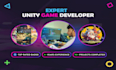 be your full time unity game developer for mobile, PC and multiplayer game