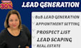 do b2b lead generation prospect list property leads