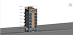 create detailed 3d bim model, architectural design in revit,section drawing, dwg