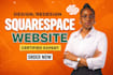 squarespace website design squarespace website redesign squarespace website SEO