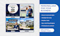 design custom real estate social media posts