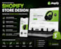 develop, design, and build your shopify store or shopify website