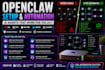 setup install openclaw ai agent automation n8n vps mac mini bot clawdbot