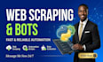 build a python automation bot for web scraping and task automation