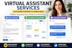 be your organized virtual assistant for admin and data tasks