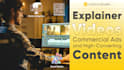 create an engaging explainer video or commercial video ad