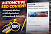 write authentic automotive content and SEO blog posts