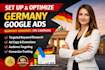 stet up and optimize germany google ads germany adwords, PPC campaign