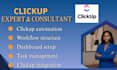 setup clickup CRM, clickup workflow clickup automation, boards ai clickup expert