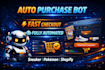 develop auto purchase bot, lazada bot, pokémon bot, auto buying bot