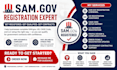 register sam gov uei cage code llc for government contracting