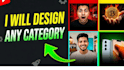 design viral youtube thumbnails for gaming, crypto and vlogs