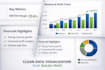 design a clean financial report one page infographic