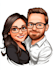 draw amazing couple illustration