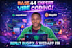 build base44 web app fiverr  mvp development base44 expert fix base44 glide