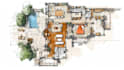 draw 2d architectural floor plan