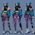 design anime character, cyberpunk character
