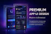 mobile app UI UX design with source code