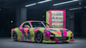 wrap design racing car wrap, car wrap design