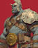 create epic warhammer 40k character illustrations
