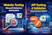 test your website manually and with selenium automation