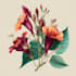 draw professional botanical flower illustration
