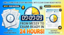 turn your study material into clear exam ready notes