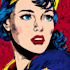 design an amazing superhero pop art