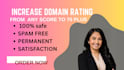 increase your semrush domain authority score from 0 to 70 plus guarantee