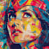 create an amazing superhero pop art