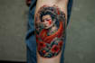 make a japanese style tattoo art