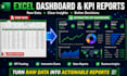 create professional excel dashboards and KPI reports