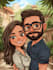 make couple portrait illustration