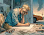 design high quality comic book scenes