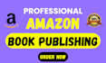 professionally publish and optimize your book on amazon KDP