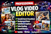 create and edit professional vlog content