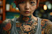 make comic cartoon anime tattoo design