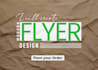 create professional flyer and custom designs