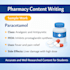 write professional medical and pharmaceutical content